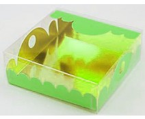 box Marquis square small vert pomme laque