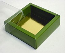 Windowbox 126x126x24mm vert foret laque