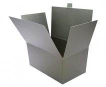 Ballotin with sideclosing, 1000 gr. warmgrey