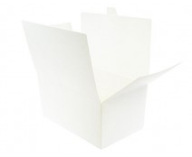 Ballotin with sideclosing, 1000 gr. white