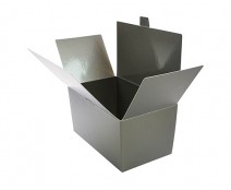 Ballotin with sideclosing, 750 gr. warmgrey