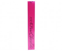 DoubleFaceSatin  100 Pure Chocolate  Fuchsia/Black