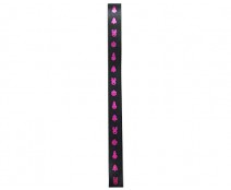 DoubleFaceSatin 4 Xmas black/fuchsia