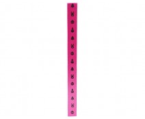 DoubleFaceSatin 4 Xmas fuchsia/black
