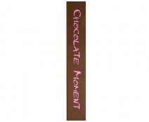 DoubleFaceSatin Chocolate Moment brown/pink