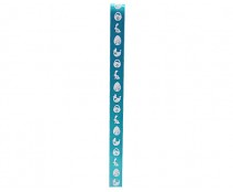 DoubleFaceSatin  EasterGraphic Turquoise