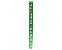 DoubleFaceSatin  EasterGraphic Green