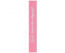 Prestige gelukkige verjaardag pink/silver