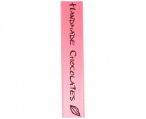 DoubleFaceSatin Handmade Chocolates pink/brown