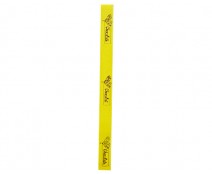 DoubleFaceSatin  Heart Graphic  Yellow/Brown