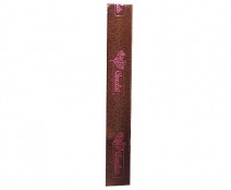 DoubleFaceSatin  Heart Graphic  Brown/Pink