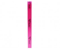 DoubleFaceSatin  Heart Graphic  Fuchsia/Black