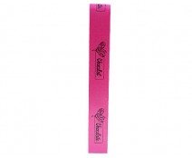 DoubleFaceSatin  Heart Graphic  Fuchsia/Black
