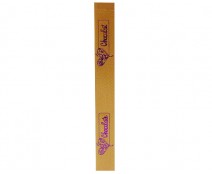 DoubleFaceSatin  Heart Graphic  Gold/Purple