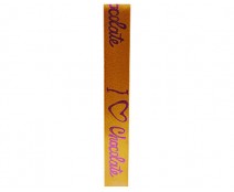 DoubleFaceSatin I Love Chocolat Gold/Purple