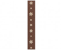DoubleFaceSatin Icestars Brown