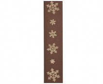 DoubleFaceSatin Icestars Brown