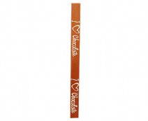 DoubleFaceSatin I Love Chocolat Amber/Ivory