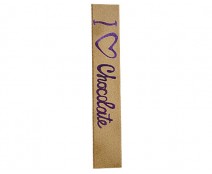 DoubleFaceSatin I Love Chocolat Gold/Purple