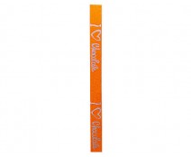 DoubleFaceSatin I Love Chocolat Orange/Silver