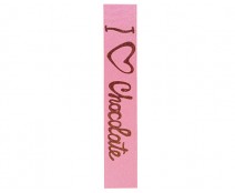 DoubleFaceSatin I Love Chocolat  Pink/Brown