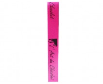 DoubleFaceSatin L Art du Chocolat Fuchsia/Black
