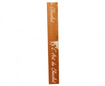 DoubleFaceSatin L Art du Chocolat Amber/Ivory