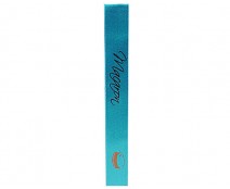 DoubleFaceSatin Macaron  Turquoise/Brown