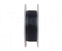 Organza wired edge , anthracite