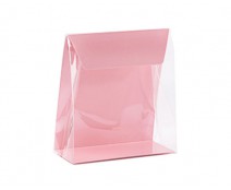 Pochette transparant L130xW50/H140mm lotus
