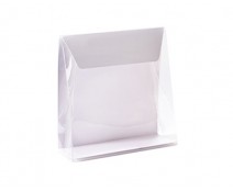 Pochette transparant L130xW50/H140mm white