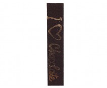 Ribanbel I Love Chocolat Brown/Gold