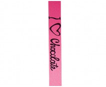 Ribanbel I love chocolate 15mm/100mtr fuchsia black