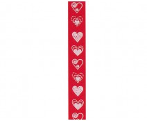 Ribanbel  LoveHearts  White/Red
