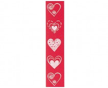 Ribanbel  LoveHearts  White/Red