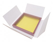 Verzenddoos brievenbus in wit voor de maat 175x175x25mm windowbox