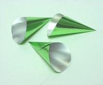 Alu Cones Large 1000 pcs/box Green