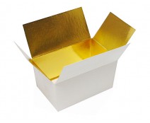 Ballotin, 125 gr. whiteshine - gold