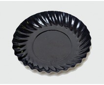 Bordje rond dia 88mm black