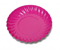 Bordje rond dia 88mm fuchsia