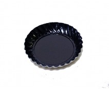 Bordje rond dia 55mm black