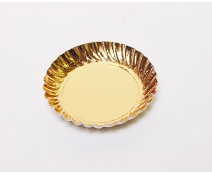 Bordje rond dia 55mm gold
