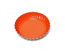 Bordje rond dia 55mm orange