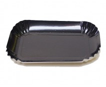 Bordje rectangular 80x40mm black