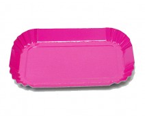 Bordje rectangular 80x40mm fuchsia