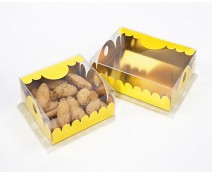 box Marquis square small jaune laque