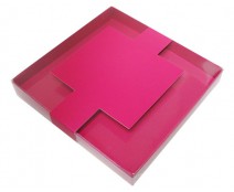 Windowbox carre large with sleeve 140x140x19mm dahlia