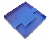 Windowbox carre small with sleeve 110x110x19mm ocean blue