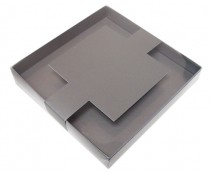 Windowbox carre large with sleeve 140x140x19mm warmgrey