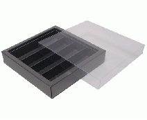 Windowbox maxi 145x145x33mm divider included warmgrey 